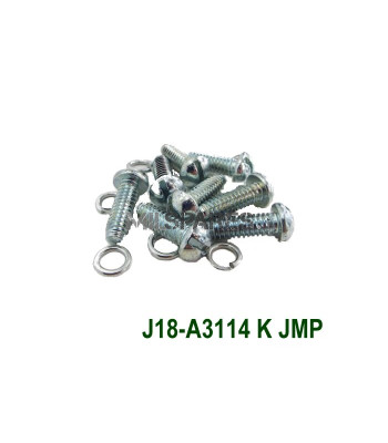 Hip pad fastener set